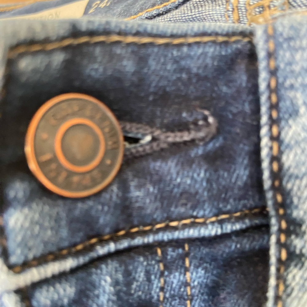 GAP 1969 Resolution True Skinny Distressed Denim Jeans; 24 - Picture 2 of 6